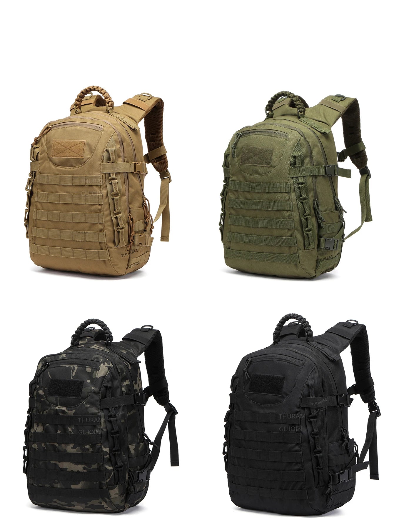 38L Tactical MOLLE Backpack