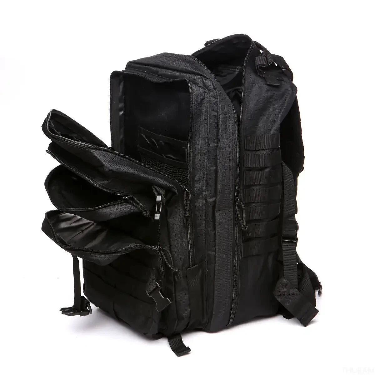 25L Black Waterproof Tactical Outdoor Backpack